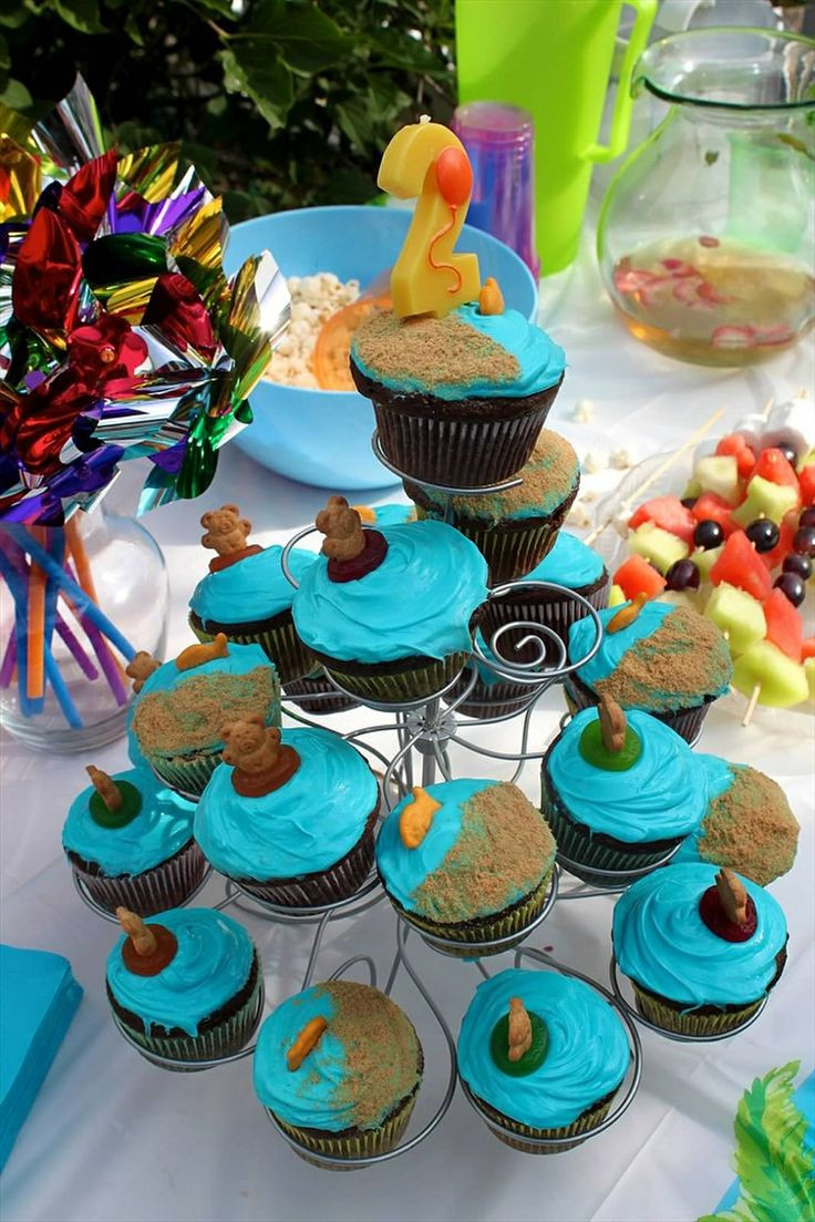 Pool Party Cupcakes Ideas
 17 best Party pool party cupcakes images on Pinterest