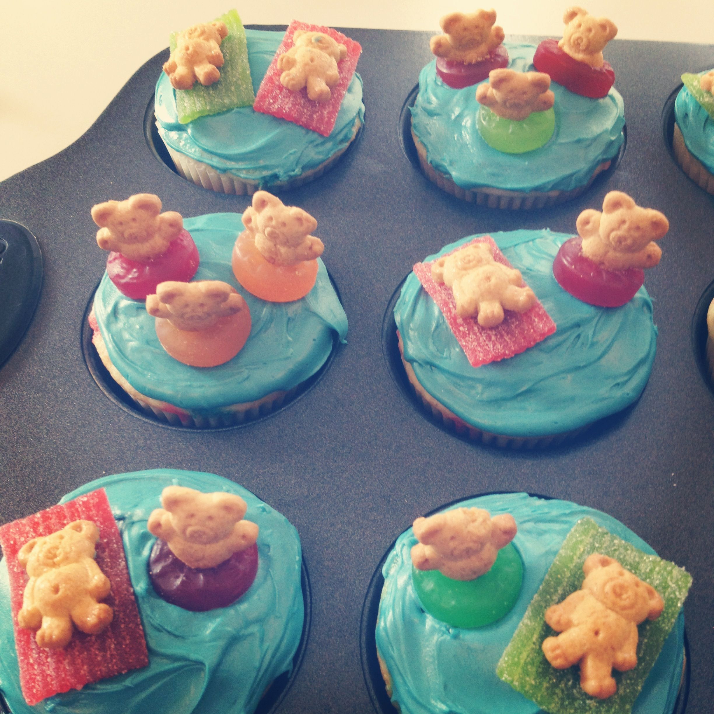Pool Party Cupcakes Ideas
 Pool party cupcakes My baking Pinterest