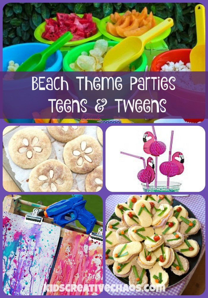 Pool Party Food Ideas For Teenagers
 Beach Theme Pool Party Ideas for Teens and Tweens