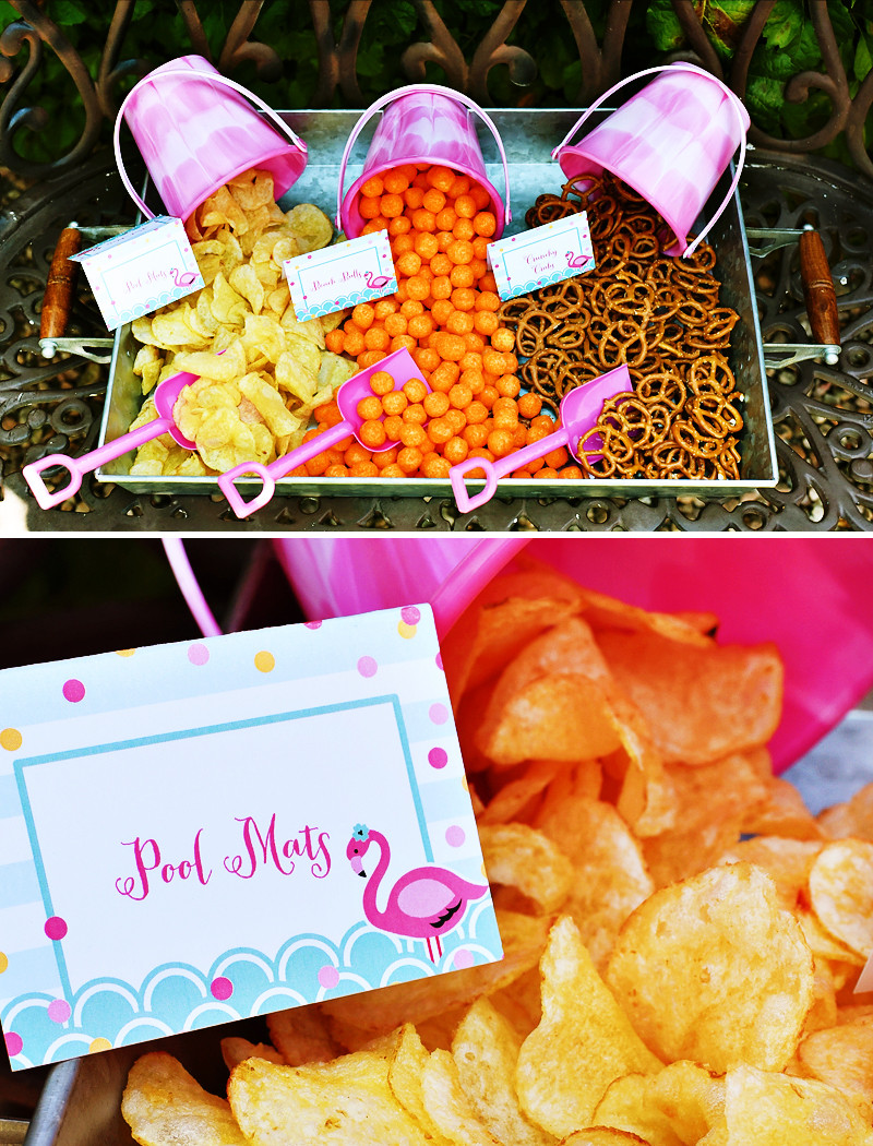 Pool Party Ideas
 Chic & Creative Pink Flamingo Pool Party Hostess with