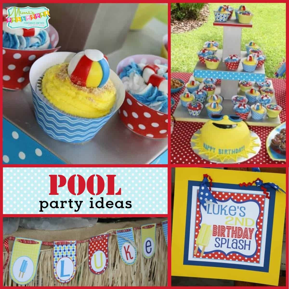 Pool Party Ideas
 Pool Party Decorations Luke s Pool Party Birthday Party