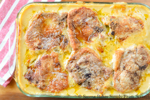 Pork Chop Casserole With Potatoes
 Cheesy Pork Chop and Potato Casserole