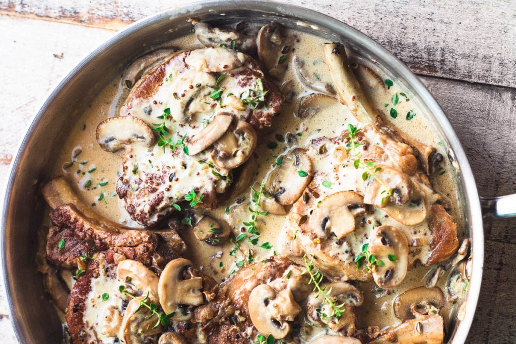 Pork Chop Recipes Instant Pot
 Instant Pot Pork Chops in Creamy Mushroom Sauce