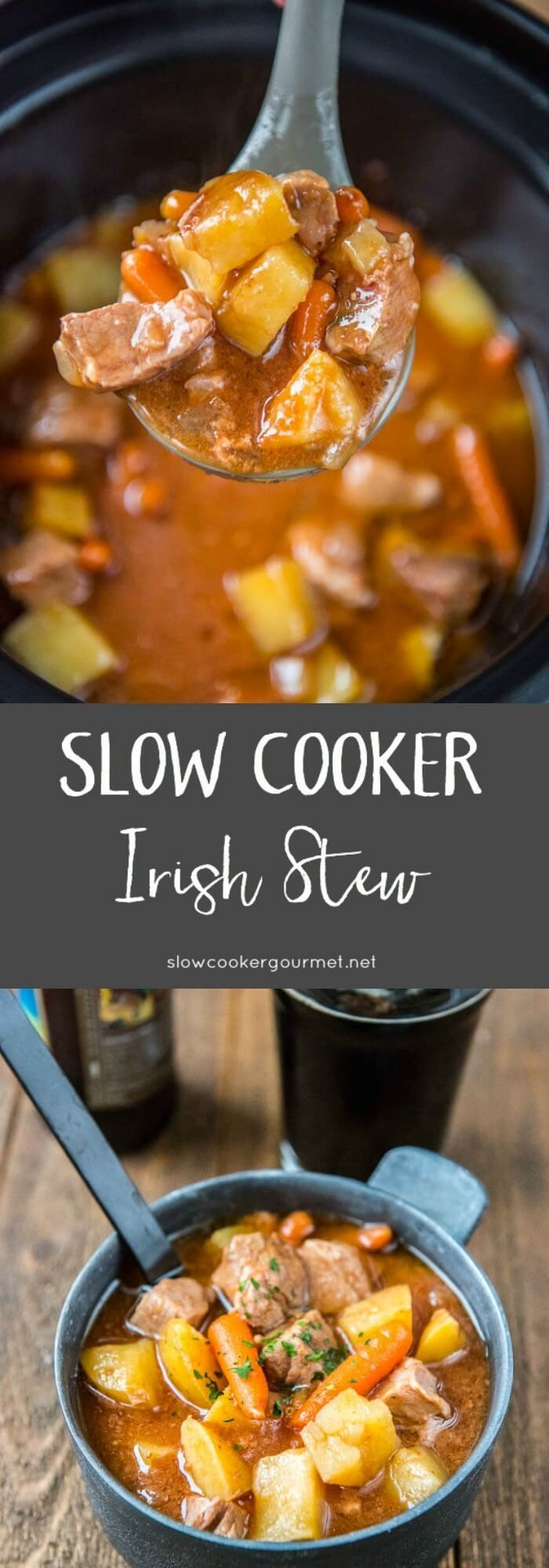 Pork Shoulder Slow Cooker Beer
 The perfect simple and hearty meal Slow Cooker Irish Stew