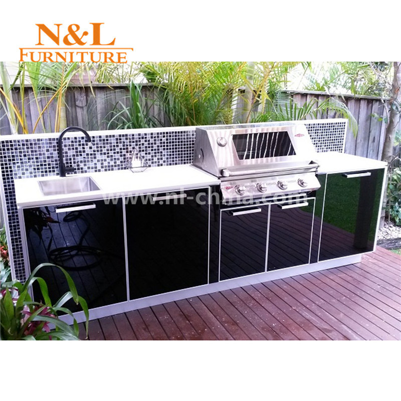 Portable Outdoor Kitchen
 China N&L Stainless Steel Modular Kitchen Portable Outdoor