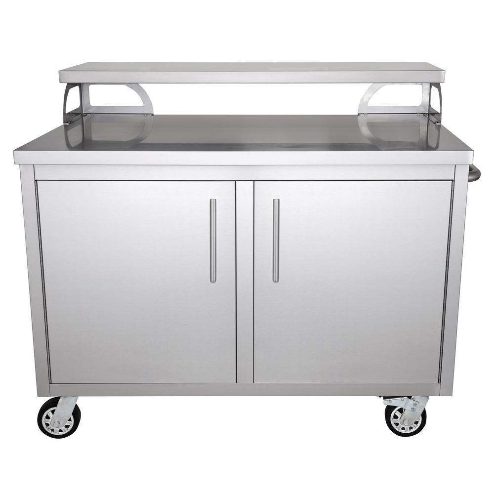 Portable Outdoor Kitchens
 Casa Nico Stainless Steel 48 in x 43 in x 30 in
