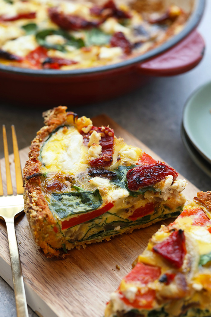 Potato Crust Quiche
 Sweet Potato Crust Quiche Video