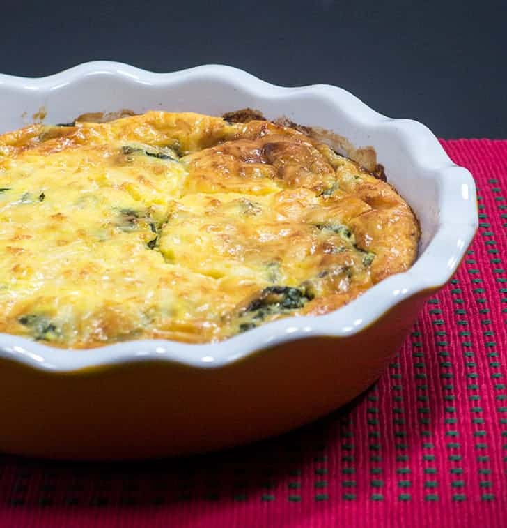 Potato Crust Quiche
 Sweet Potato Crusted Spinach Quiche