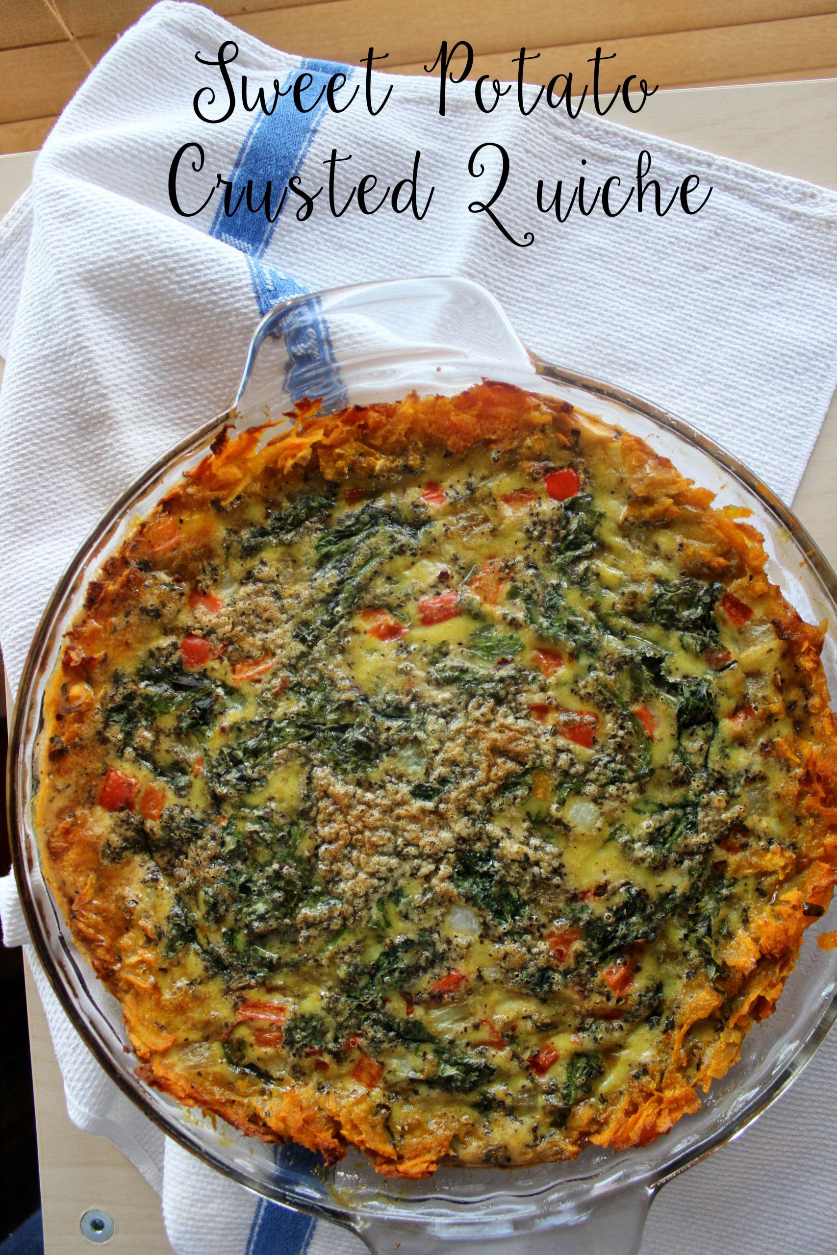 Potato Crust Quiche
 Sweet Potato Crusted Quiche