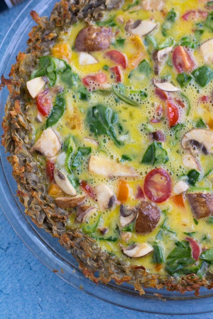 Potato Crust Quiche
 Whole30 Potato Crust Quiche The Clean Eating Couple