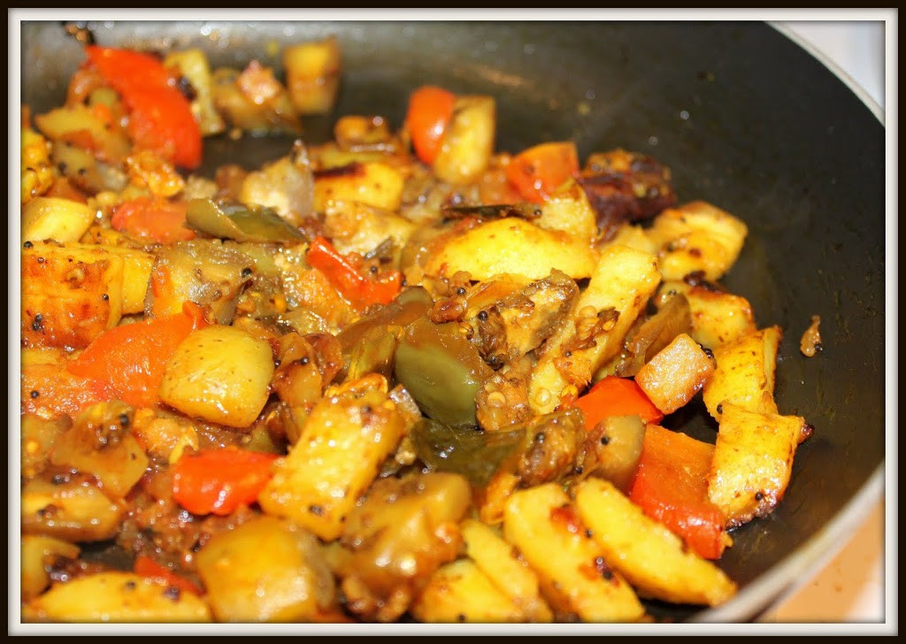 Potatoes Indian Recipes
 Baingan Aloo Spiced Eggplant Potato Indian Recipe