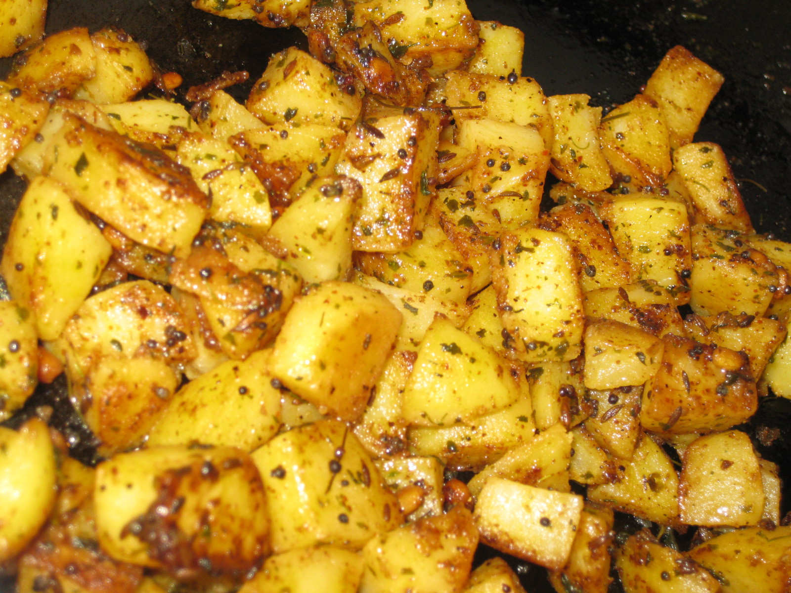Potatoes Indian Recipes
 Indian Hot Recipes Potato poriyal Recipe