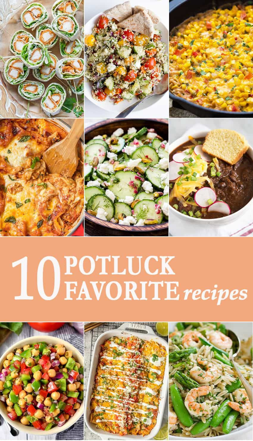 Potluck Main Dishes
 10 Potluck Favorites