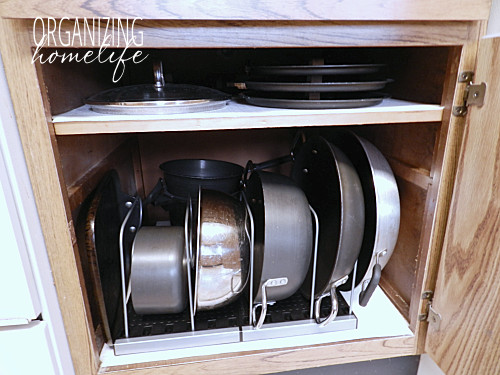 Pots And Pans Organizer DIY
 DIY Knock f Organization for Pots & Pans How to