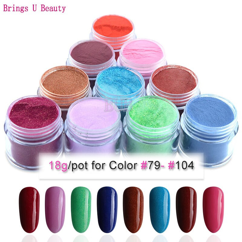 Powder Gel Nail Colors
 Very Fine 18g Box Dipping Powder Without Lamp Cure Nails