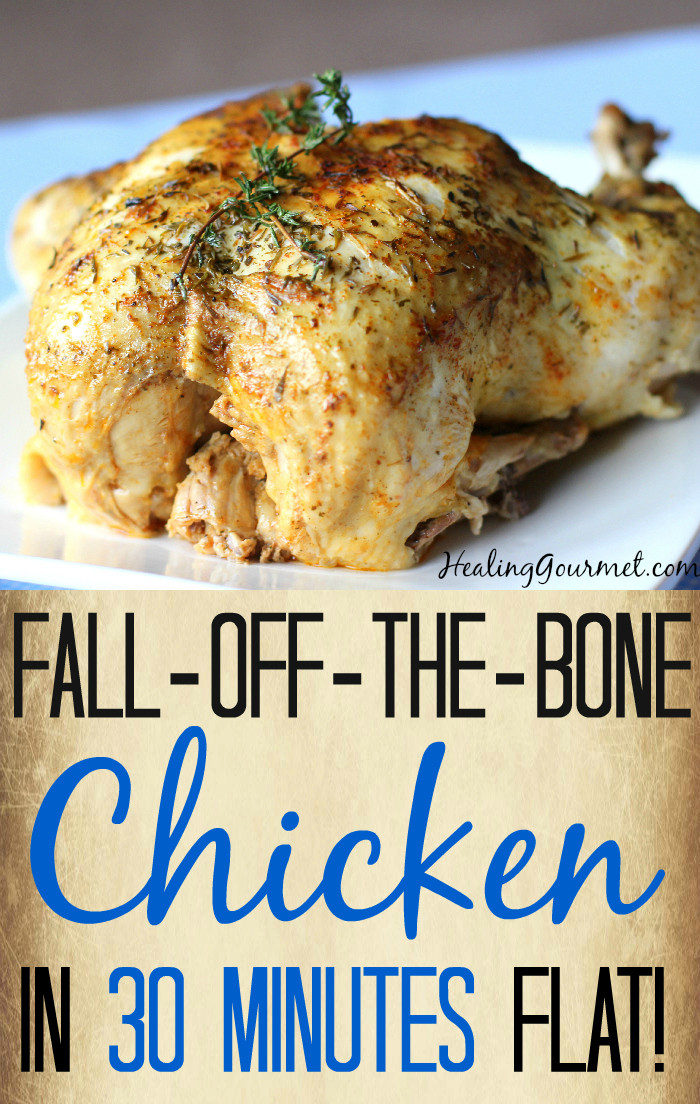 Power Pressure Cooker Xl Recipes Whole Chicken
 Fall f The Bone Pressure Cooker Chicken in 30 Minutes