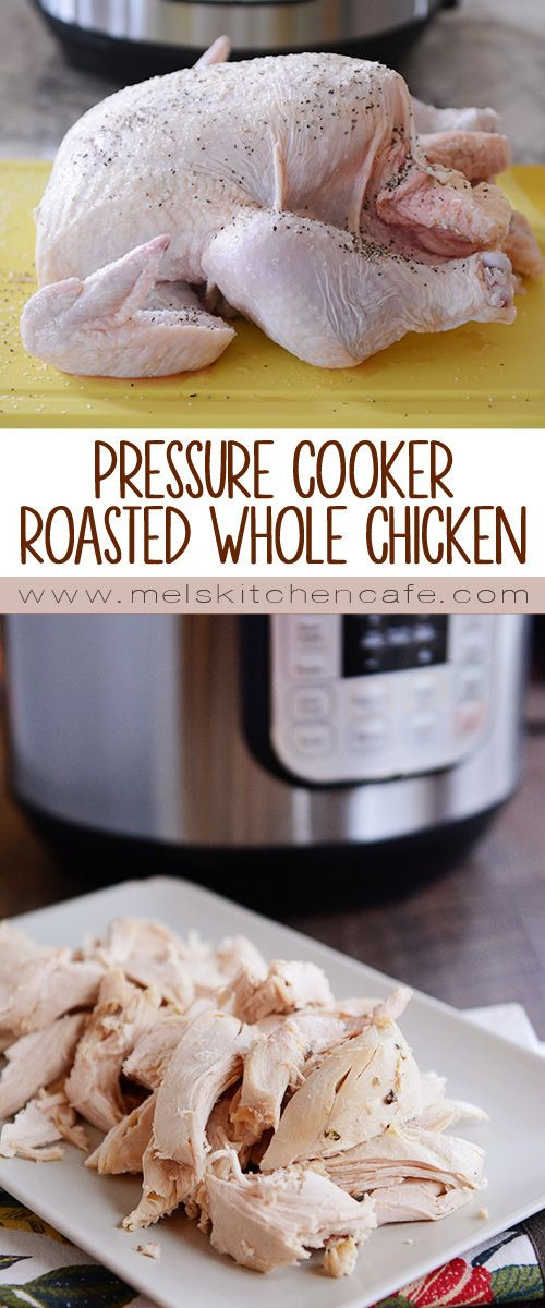 Power Pressure Cooker Xl Recipes Whole Chicken
 Pressure Cooker "Roasted" Whole Chicken