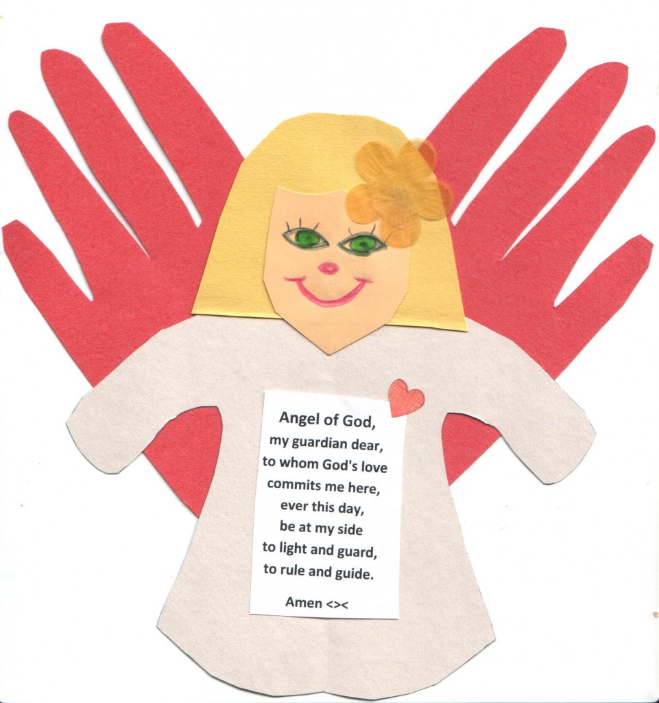 Prayer Crafts For Kids
 The Catholic Toolbox Guardian Angel Prayer Activities