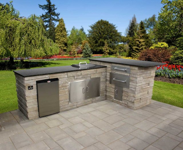 Prefab Outdoor Kitchen Island
 Custom Outdoor Kitchen Island