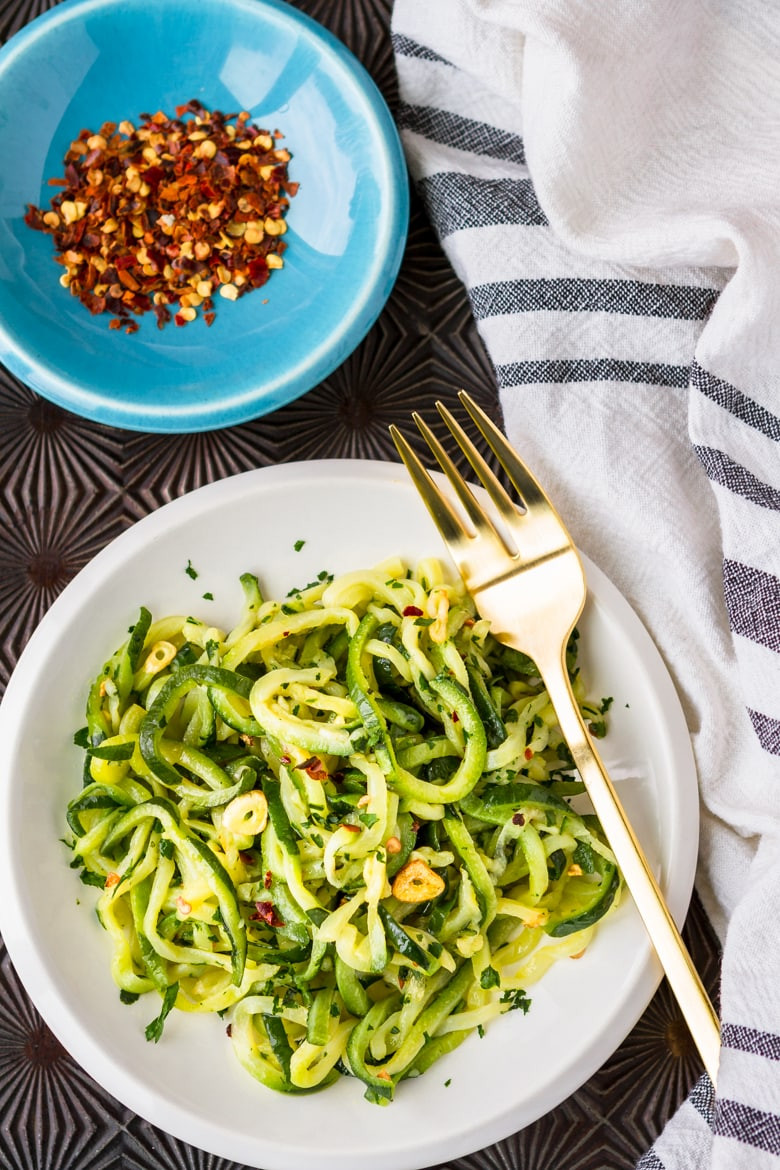 Premade Zucchini Noodles
 How To Make Zucchini Pasta With Garlic & Olive Oil