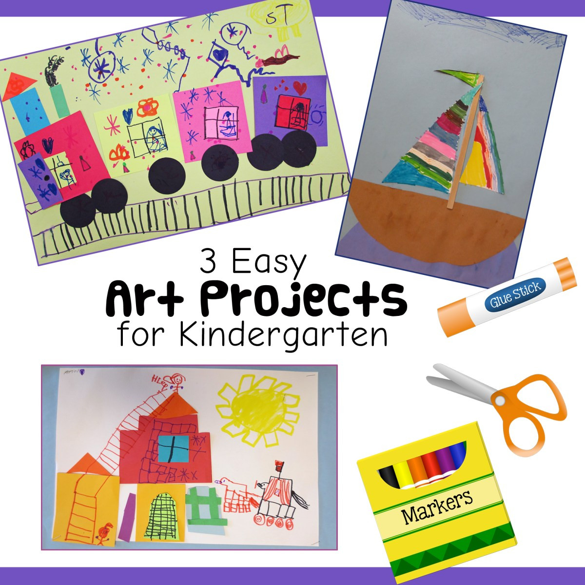Preschool Art Project
 3 Fun and Easy Kindergarten Art Lessons – Art is Basic