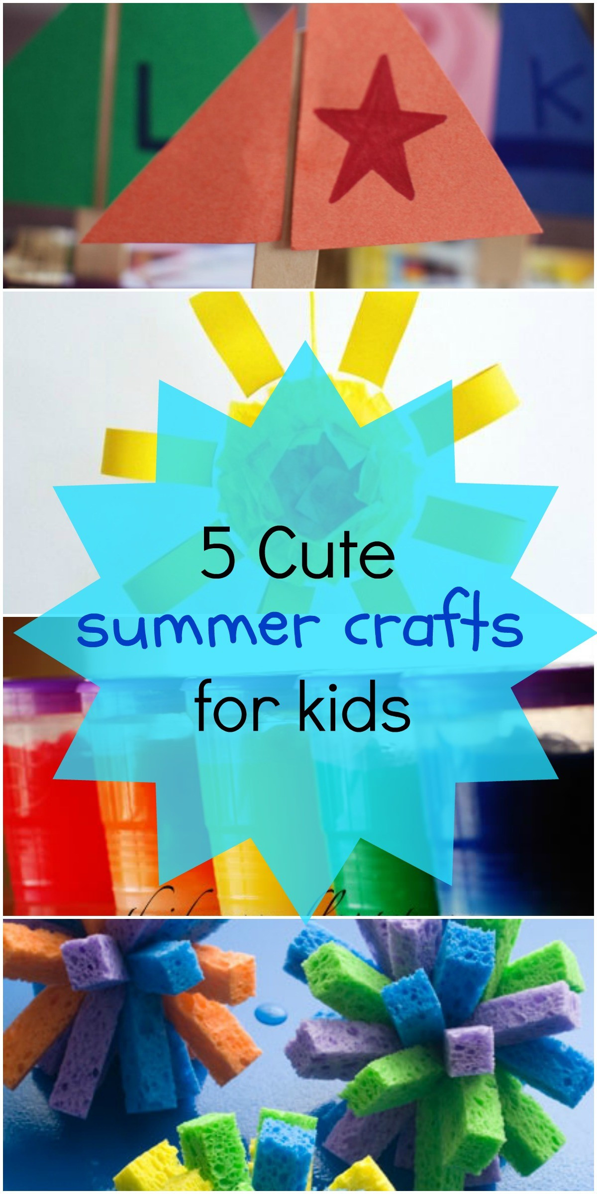 Preschool Arts And Crafts For Summer
 5 Fun Summer Crafts for Kids Love These Art Project Ideas