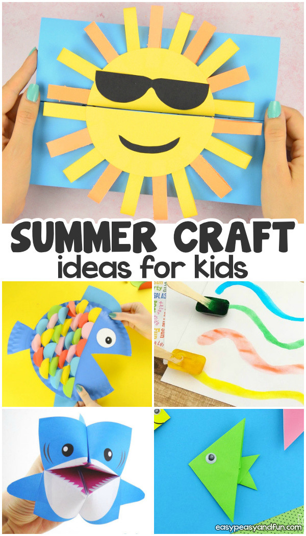 Preschool Arts And Crafts For Summer
 Summer Crafts Easy Peasy and Fun