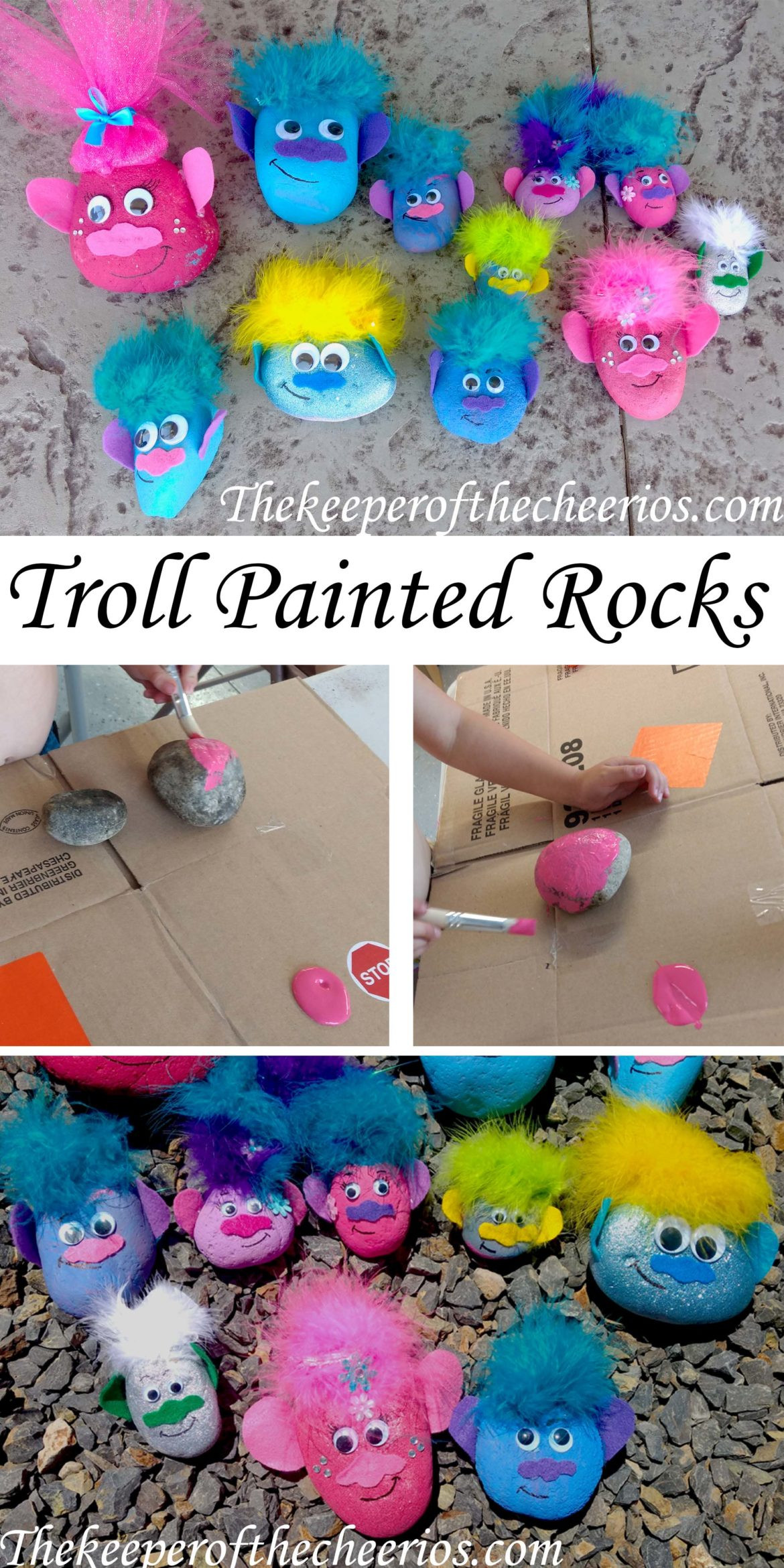 Preschool Arts And Crafts Ideas
 TROLL PAINTED ROCKS The Keeper of the Cheerios