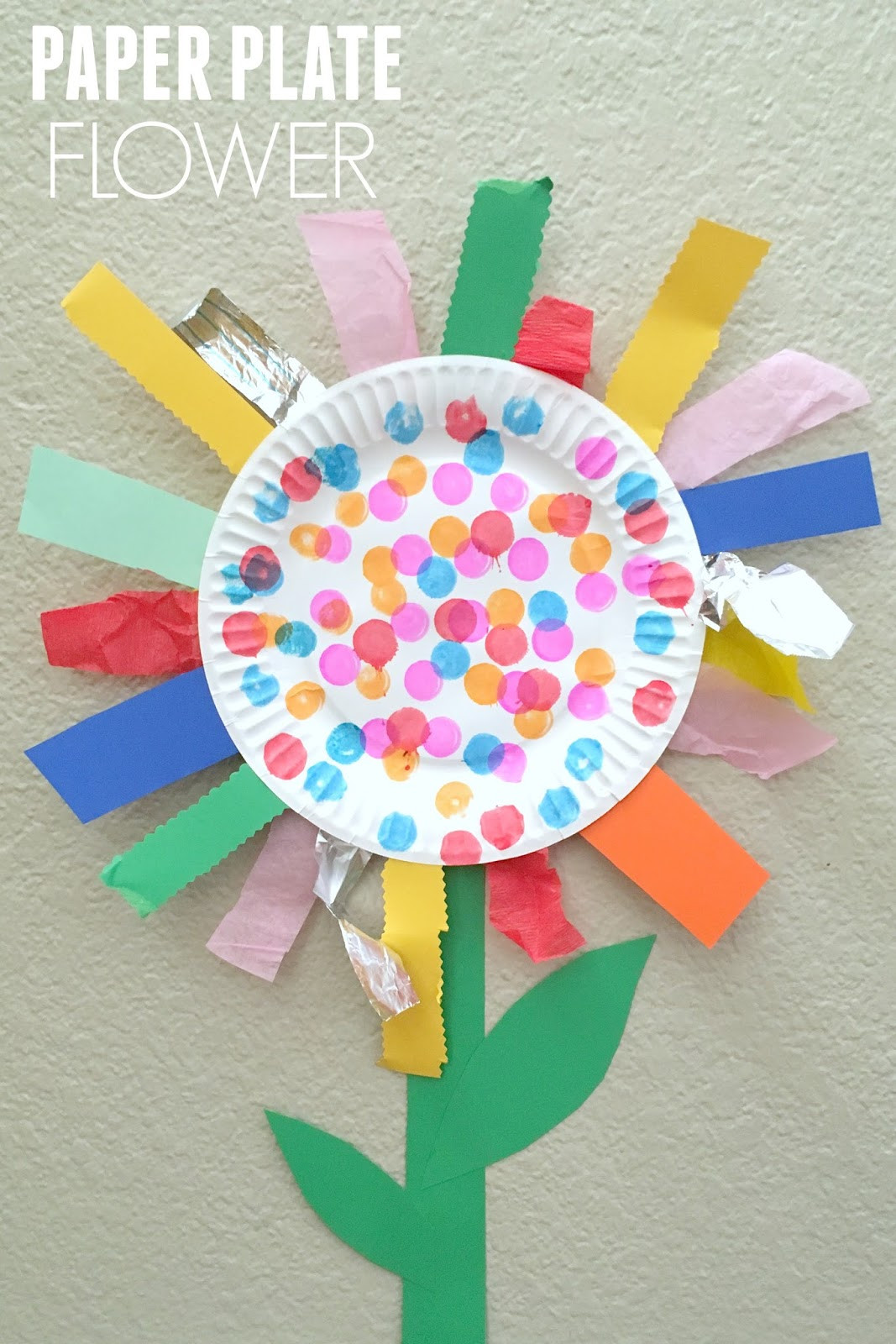 Preschool Arts And Crafts Ideas
 Toddler Approved Paper Plate Flower Fine Motor Craft