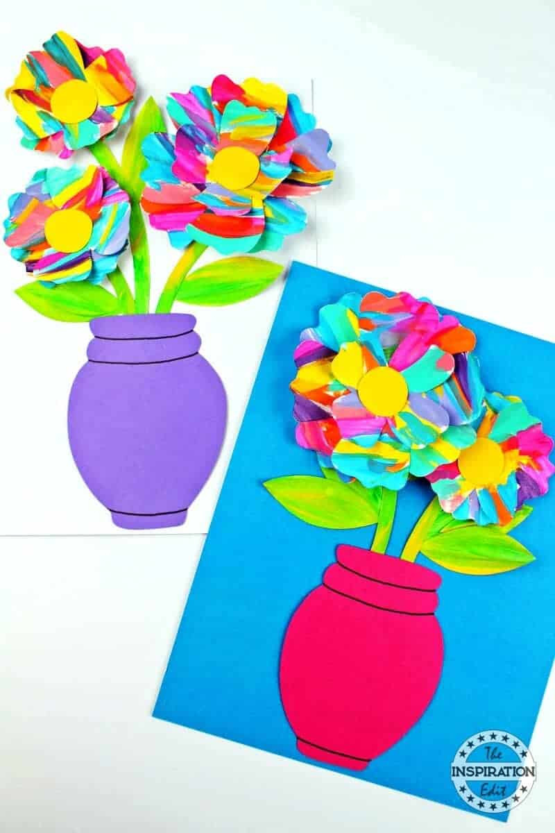 Preschool Arts Crafts
 Painted Flower Art And Craft For Preschool · The