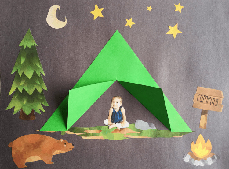 Preschool Camping Art Projects
 Gone Camping Craft Simply Learning