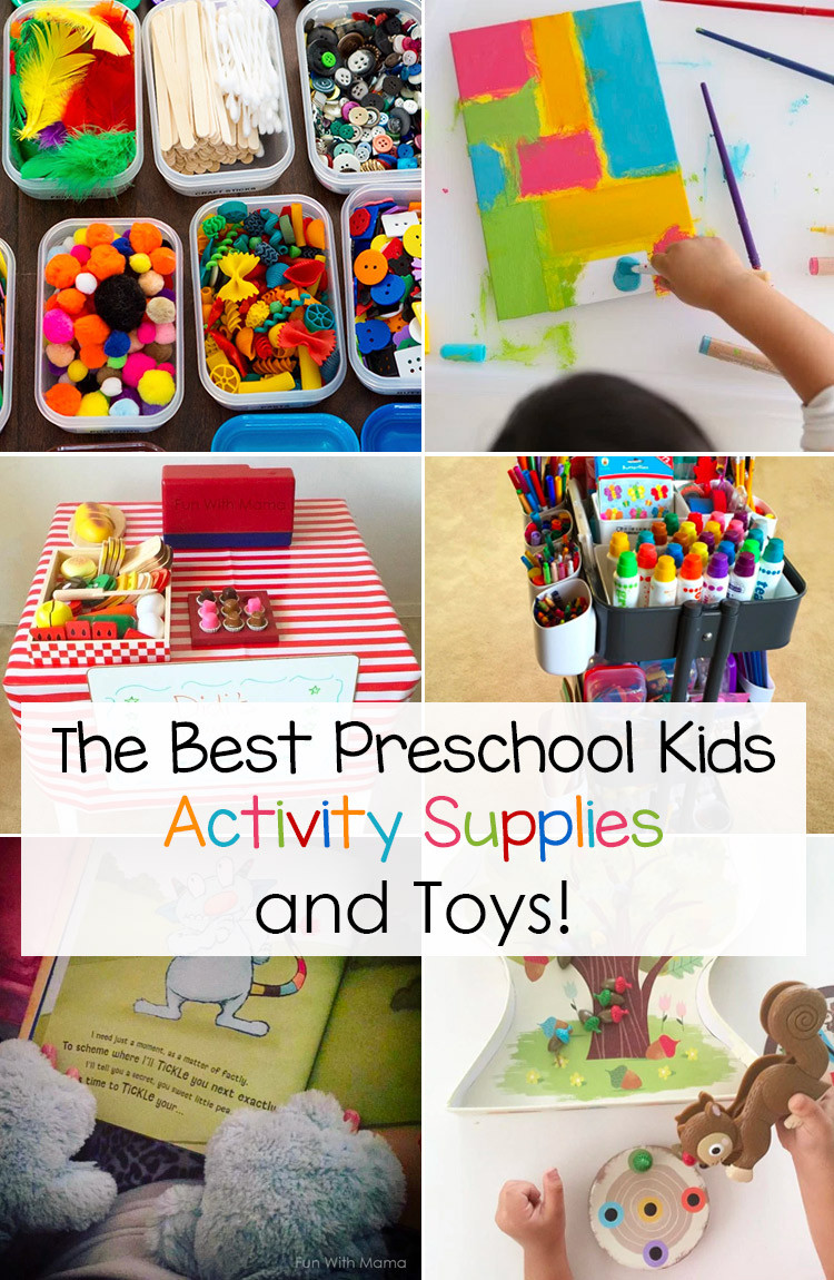 Preschool Craft Supplies
 Best Preschool Kids Activity Supplies and Toys Fun with Mama