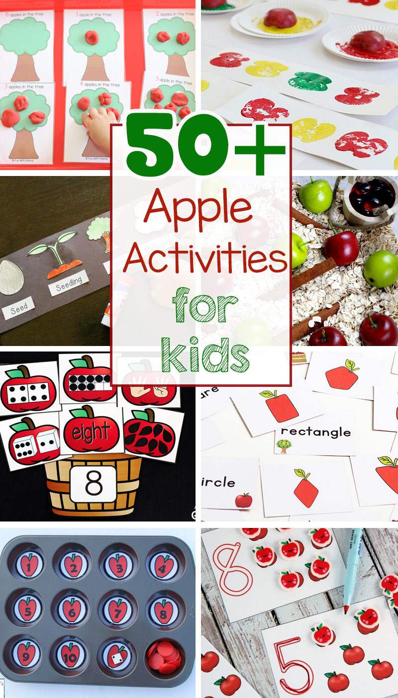 Preschool Crafts Activities
 50 Fun Apple Activities For Preschoolers Kindergarten