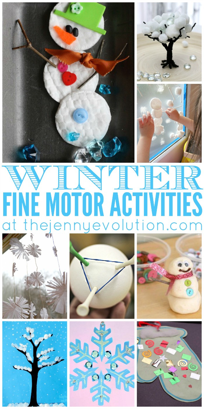 Preschool Crafts Activities
 Fine Motor Winter Activities for Preschoolers