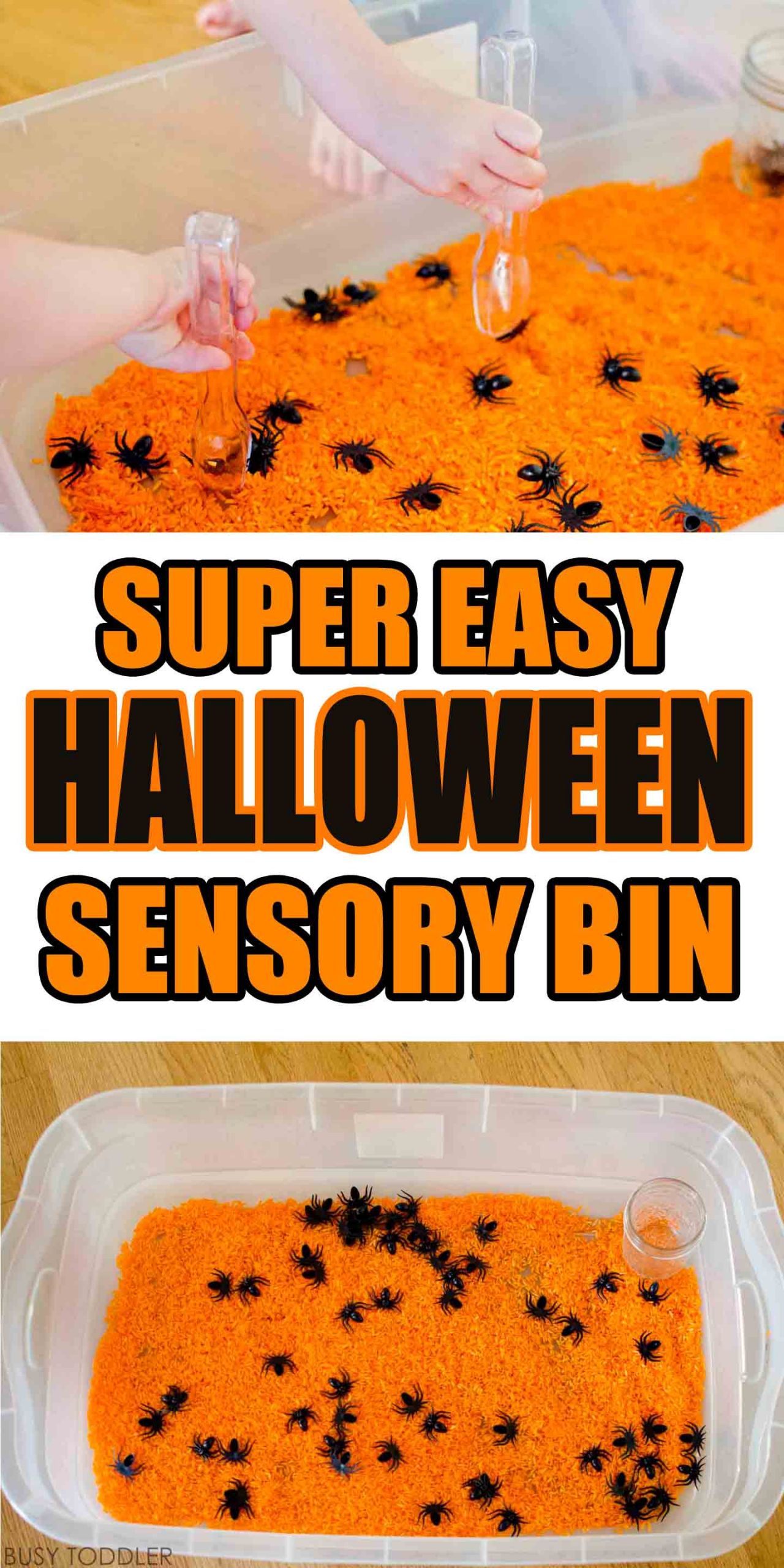 Preschool Halloween Party Game Ideas
 Simple Halloween Sensory Bin Busy Toddler