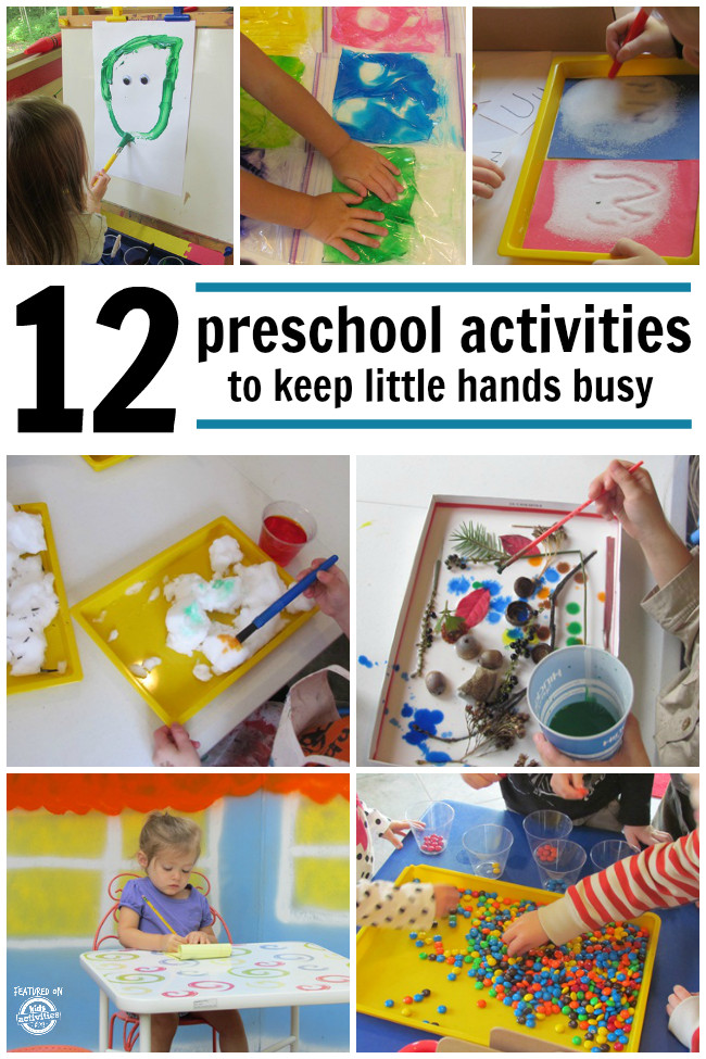 Preschool Projects Ideas
 12 Preschool Activities to Keep Little Hands Busy