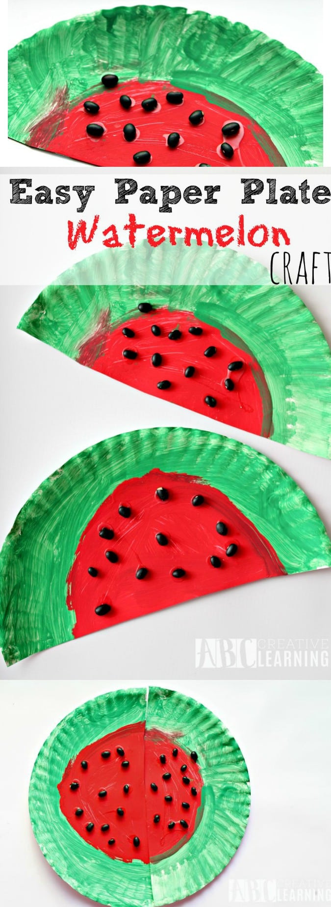 Preschool Summer Craft
 Easy Paper Plate Watermelon Kids Craft Perfect For Summer