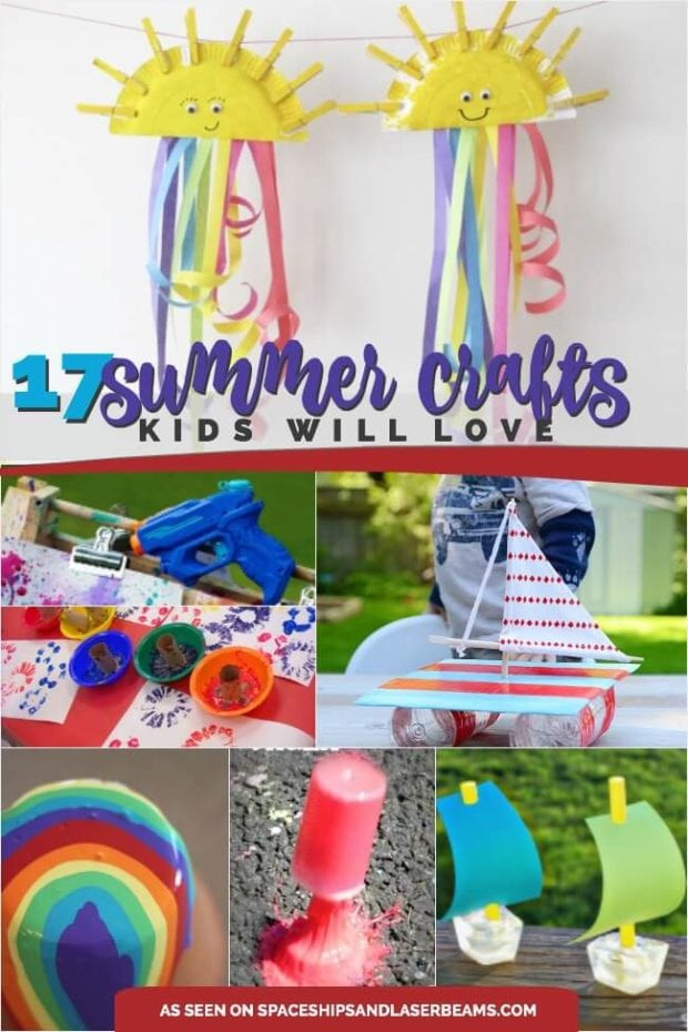 Preschool Summer Crafts Ideas
 17 Great Summer Crafts for Kids Spaceships and Laser Beams