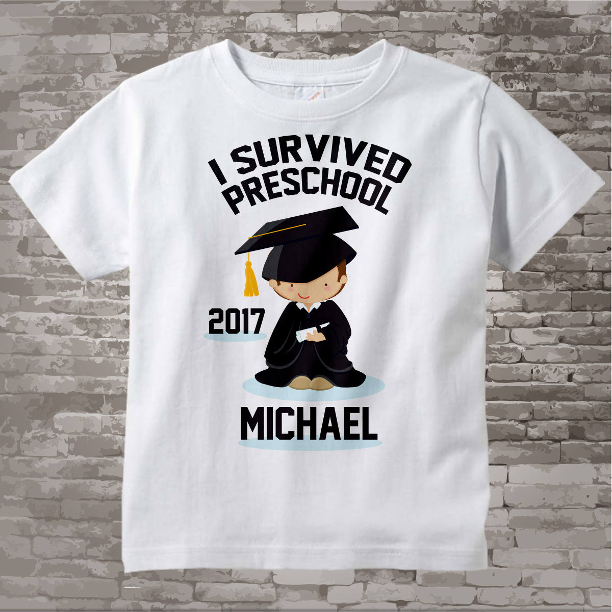 Preschool T Shirt Ideas
 Personalized I Survived Preschool Shirt Preschool Graduate