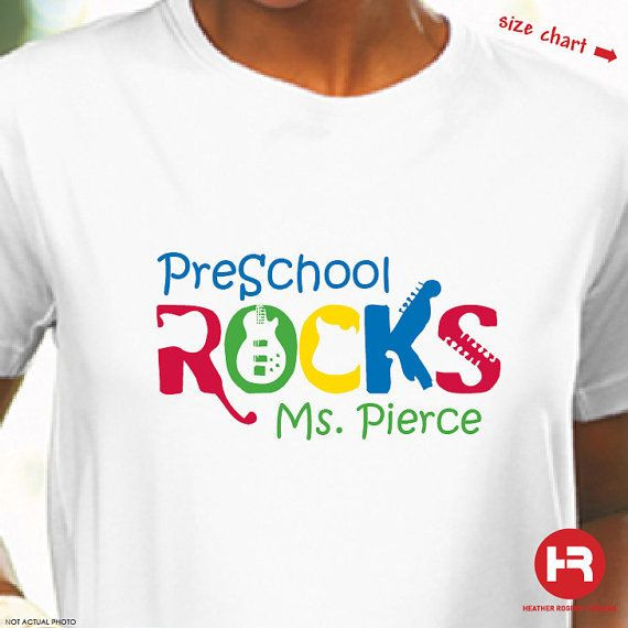 Preschool T Shirt Ideas
 preschool Teacher T Shirt preschool Rocks personalized
