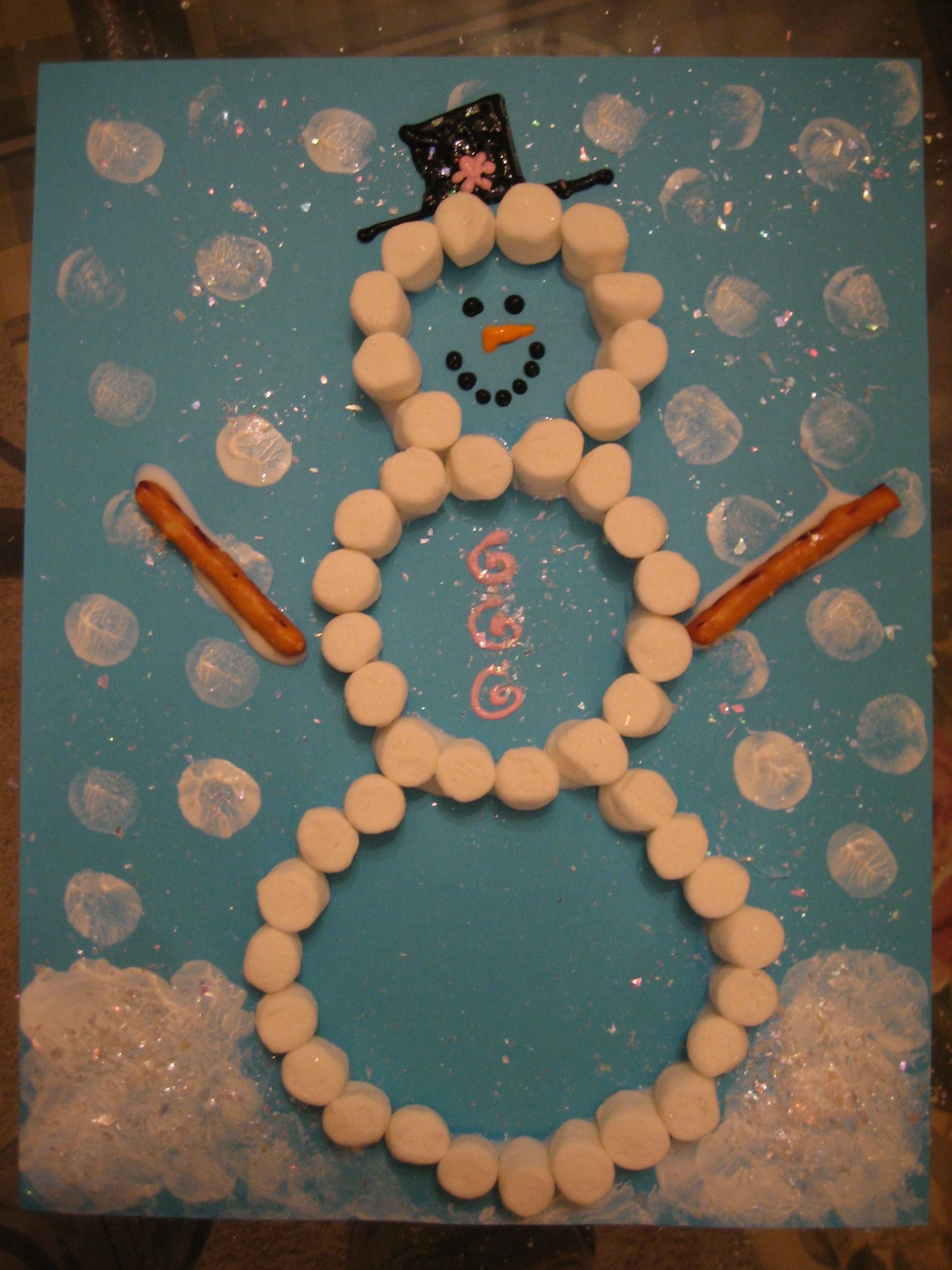 Preschool Winter Crafts Ideas
 Winter Craft Marshmallow Snowman Happy Home Fairy