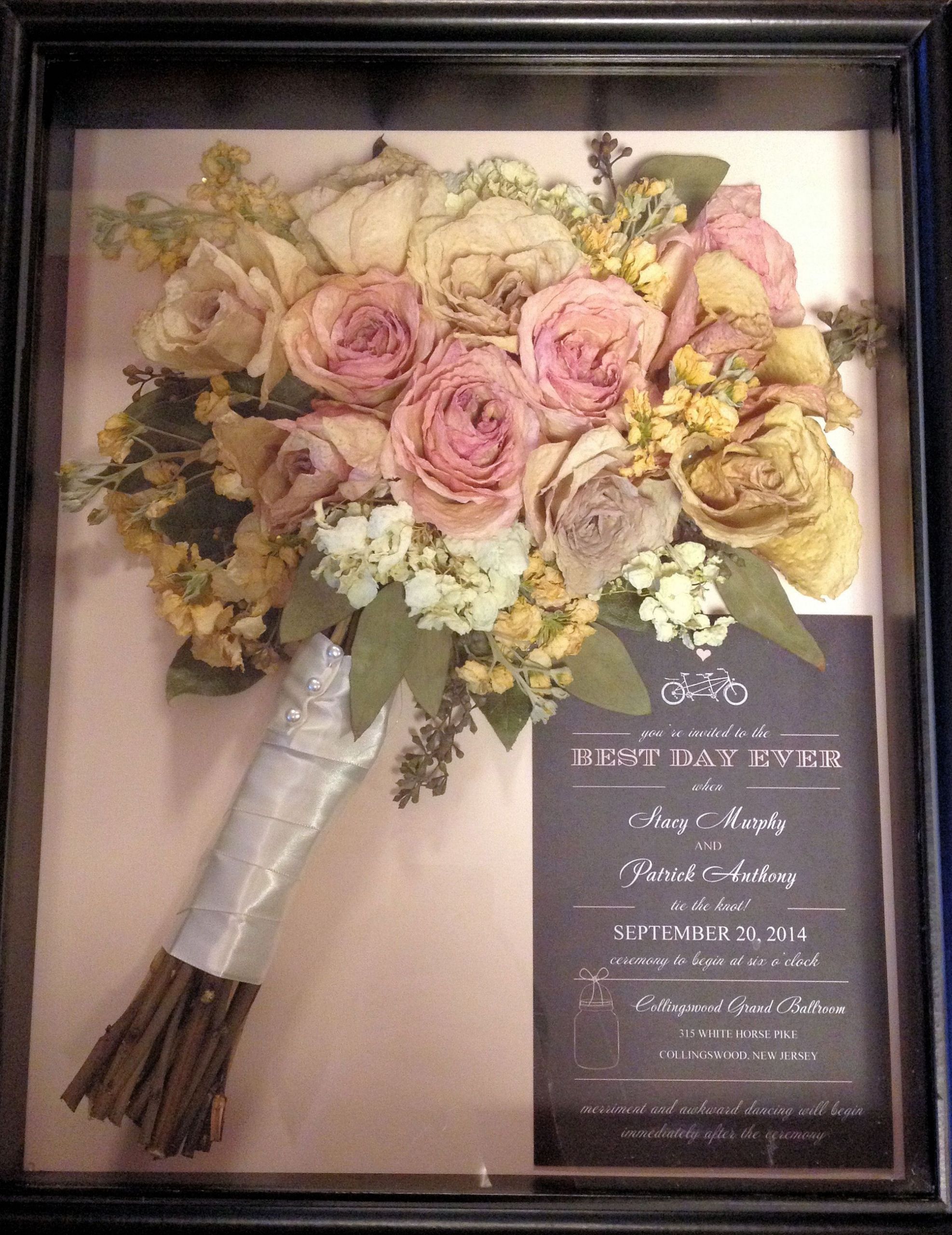 Preserving Wedding Bouquet DIY
 Bouquet preservation wedding bouquet preservation