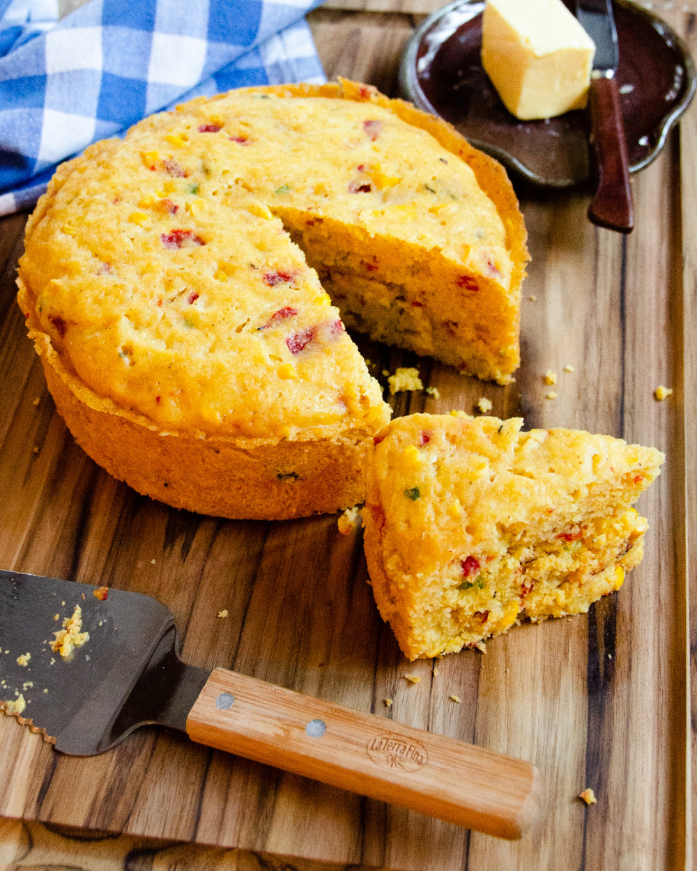 Pressure Cooker Cornbread
 Instant Cornbread with Roasted Peppers and Pepper Jack