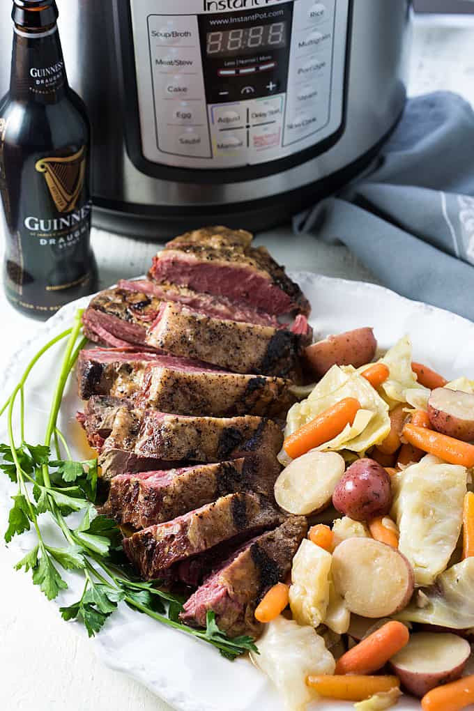 Pressure Cooker Corned Beef And Cabbage Recipe
 Instant Pot Corned Beef and Cabbage