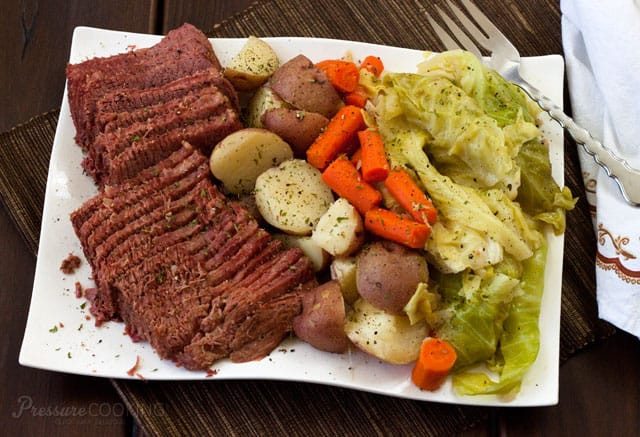 Pressure Cooker Corned Beef And Cabbage Recipe
 Pressure Cooker Corned Beef and Cabbage