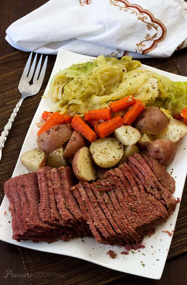 Pressure Cooker Corned Beef And Cabbage Recipe
 Pressure Cooker Corned Beef and Cabbage