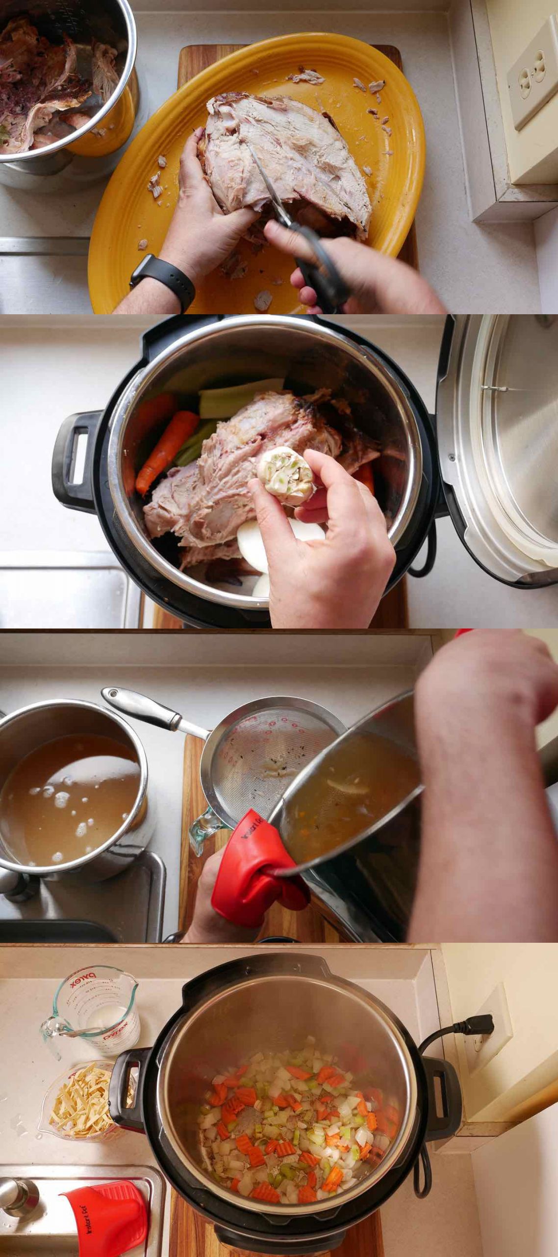 Pressure Cooker Turkey Soup
 Pressure Cooker Day After Thanksgiving Turkey Carcass Soup