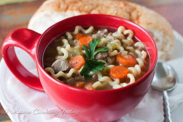 Pressure Cooker Turkey Soup
 Pressure Cooker Turkey Noodle Soup Recipe