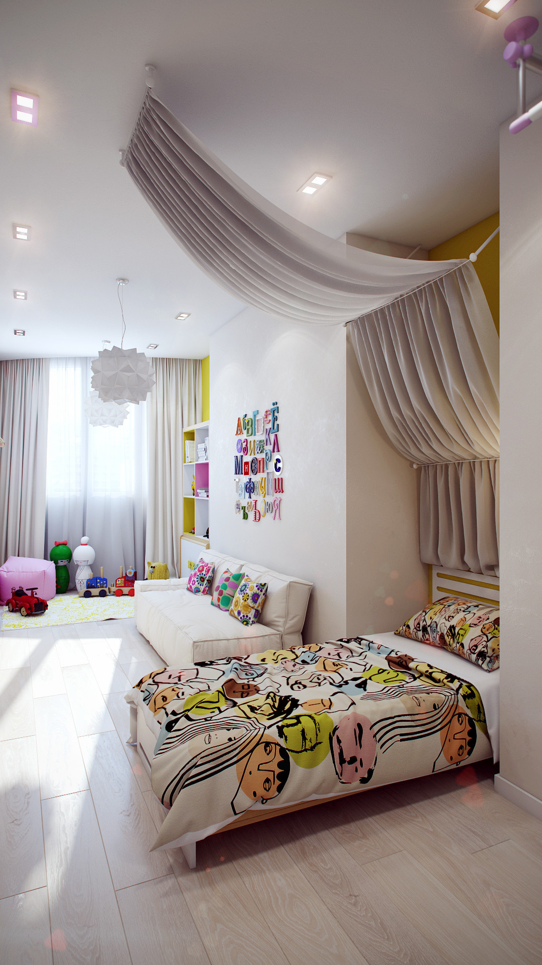 Pretty Bedroom Colors
 Attractive Girls Bedroom Decorating Ideas With Beautiful
