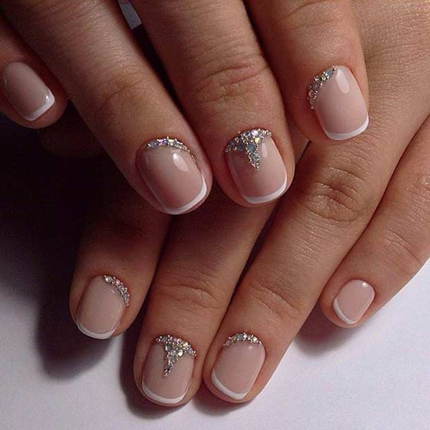 Pretty French Tip Nails
 51 Cool French Tip Nail Designs
